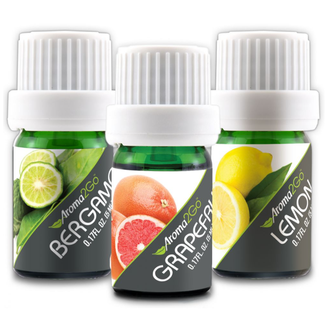 Citrus Pack Essential Oil Set of Bergamot, Lemon, Grapefruit freeshipping - Mandala Bloom