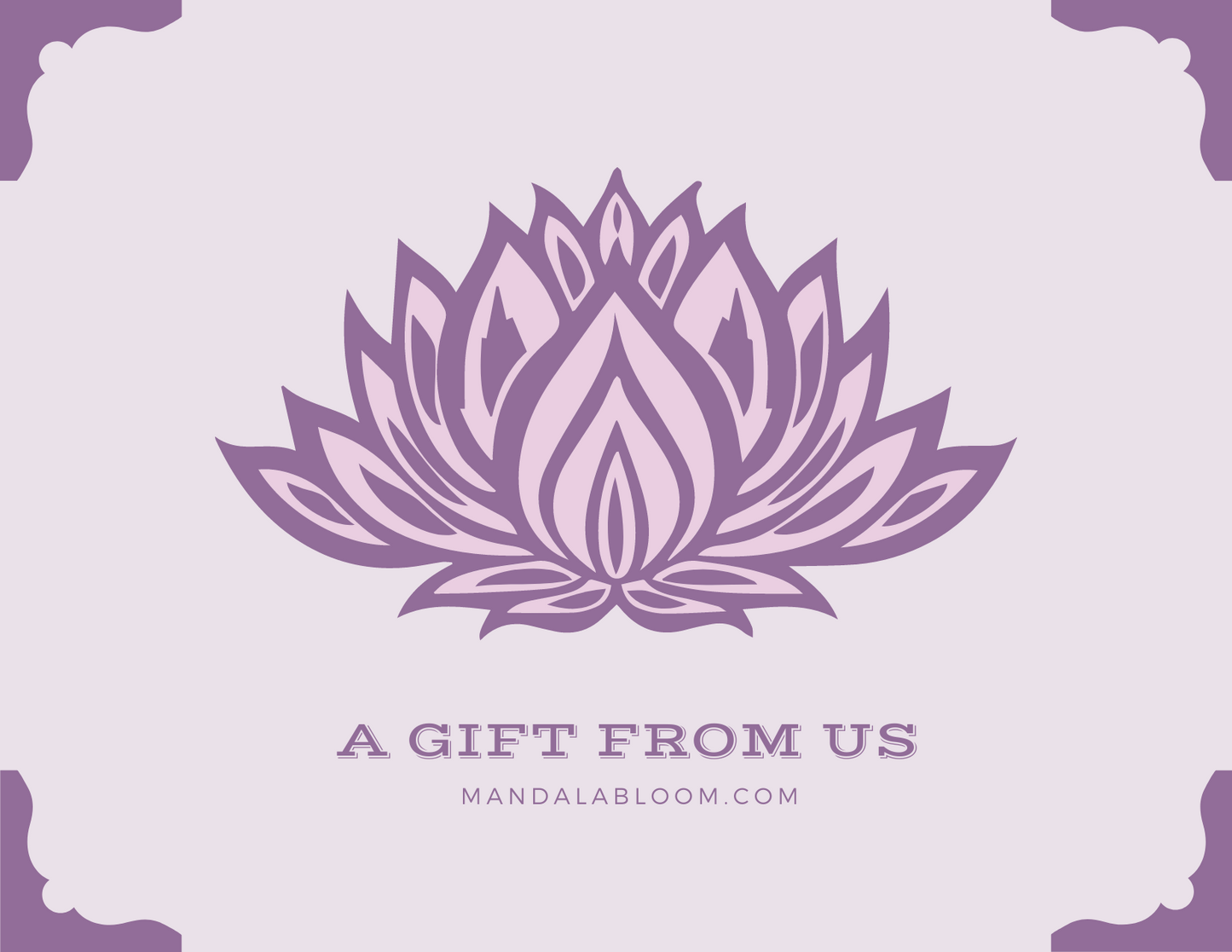 Mandala Bloom Gift Card freeshipping - Mandala Bloom