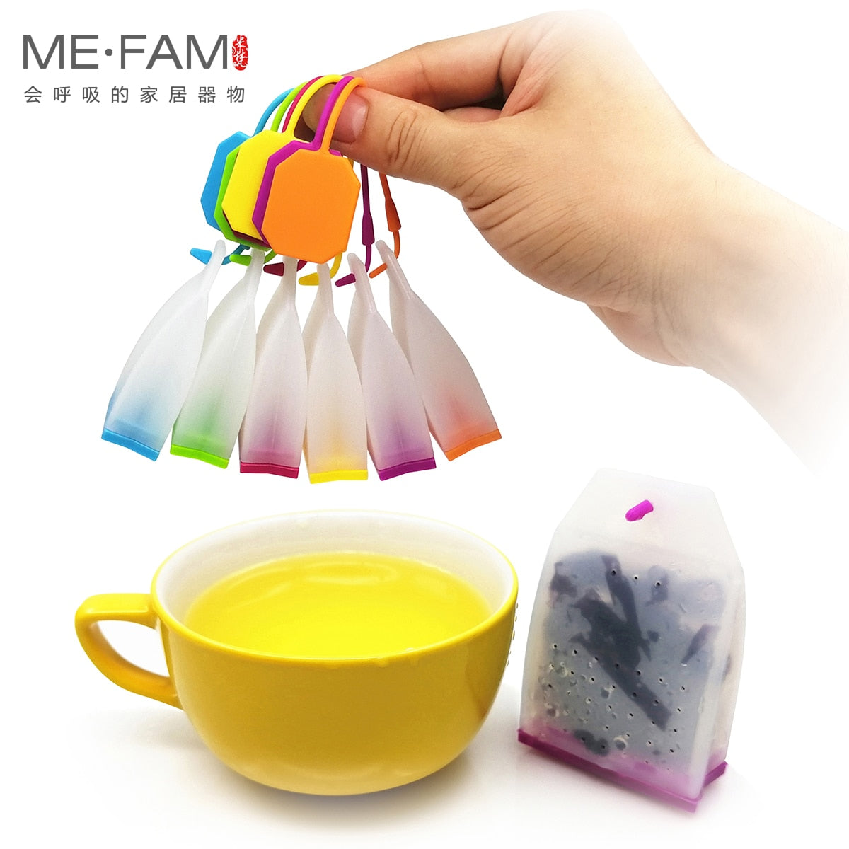 Silicone Tea Bag Safe Eco-Friendly Non-toxic Reusable Tea-leaves Infuser freeshipping - Mandala Bloom