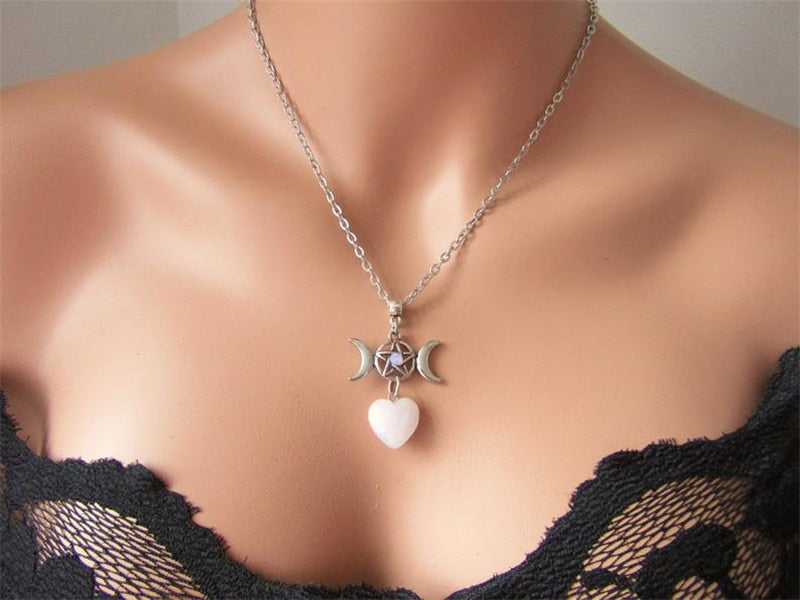 Women Necklace Glass Ball Pendant Necklace