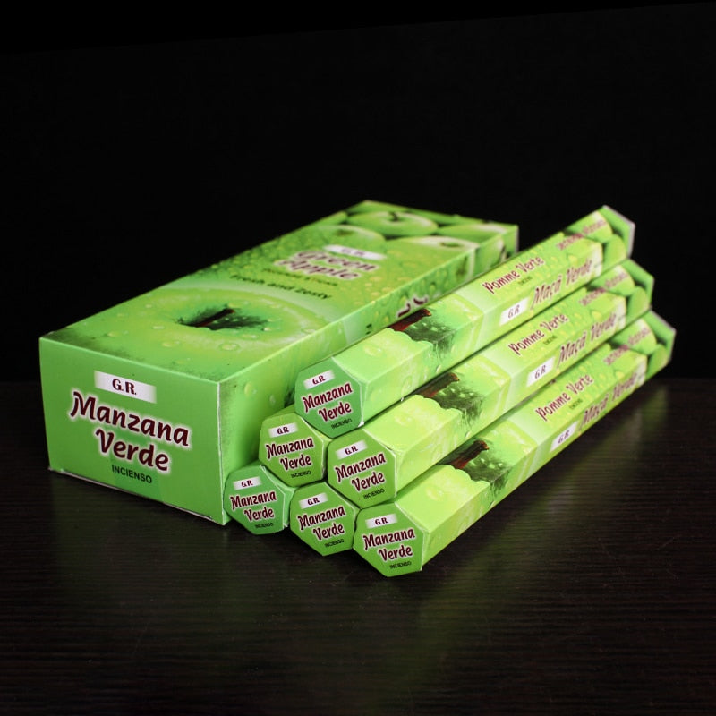 Big Box Imported India Incense Green Apple Scent Aroma Incense Stick Natural Spice Fragrance freeshipping - Mandala Bloom