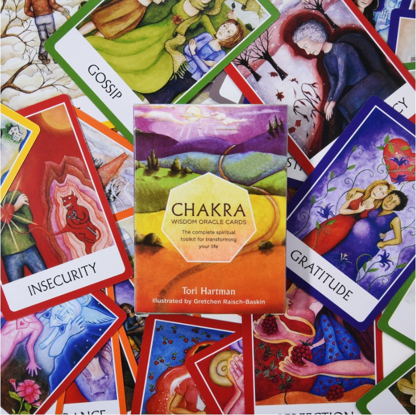 Chakra Wisdom Tarot Cards readings with intention freeshipping - Mandala Bloom