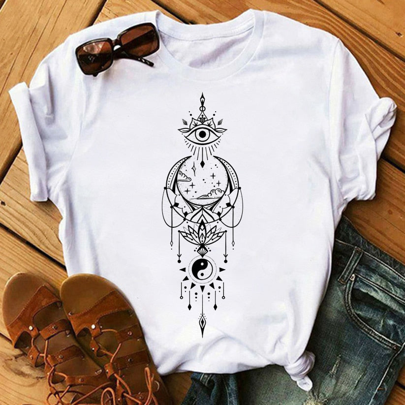 Moon Print T-shirt