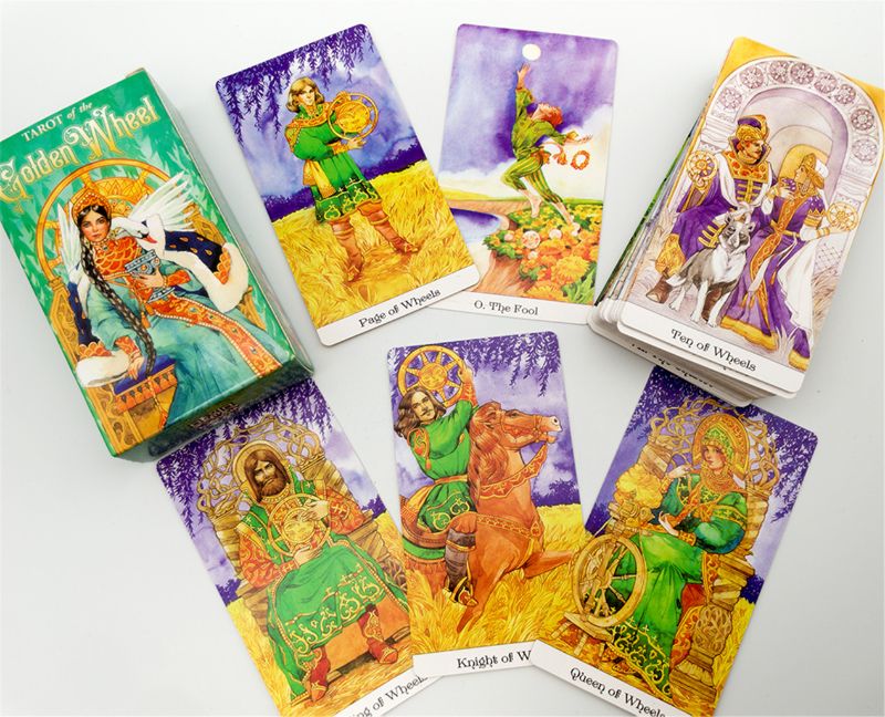 Tarot of the Golden Wheel 78 Cards Deck Tarot Deck freeshipping - Mandala Bloom
