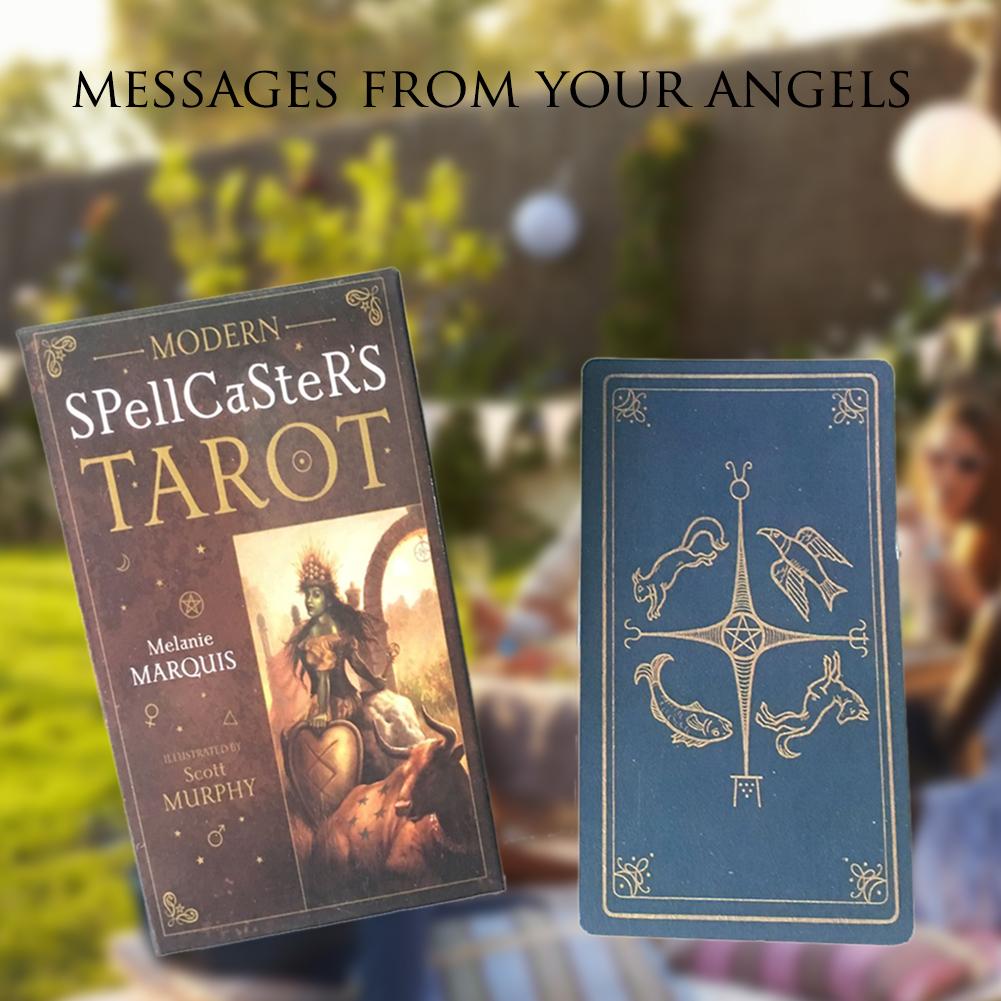 78 Pcs Spellcaster Tarot Cards English Tarot Card Deck freeshipping - Mandala Bloom