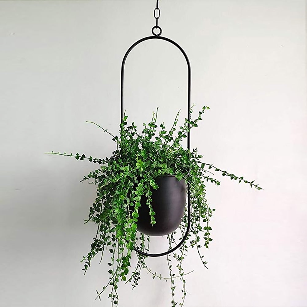 Metal Hanging Flower Pot Plant Hanger Chain Hanging Planter Basket freeshipping - Mandala Bloom