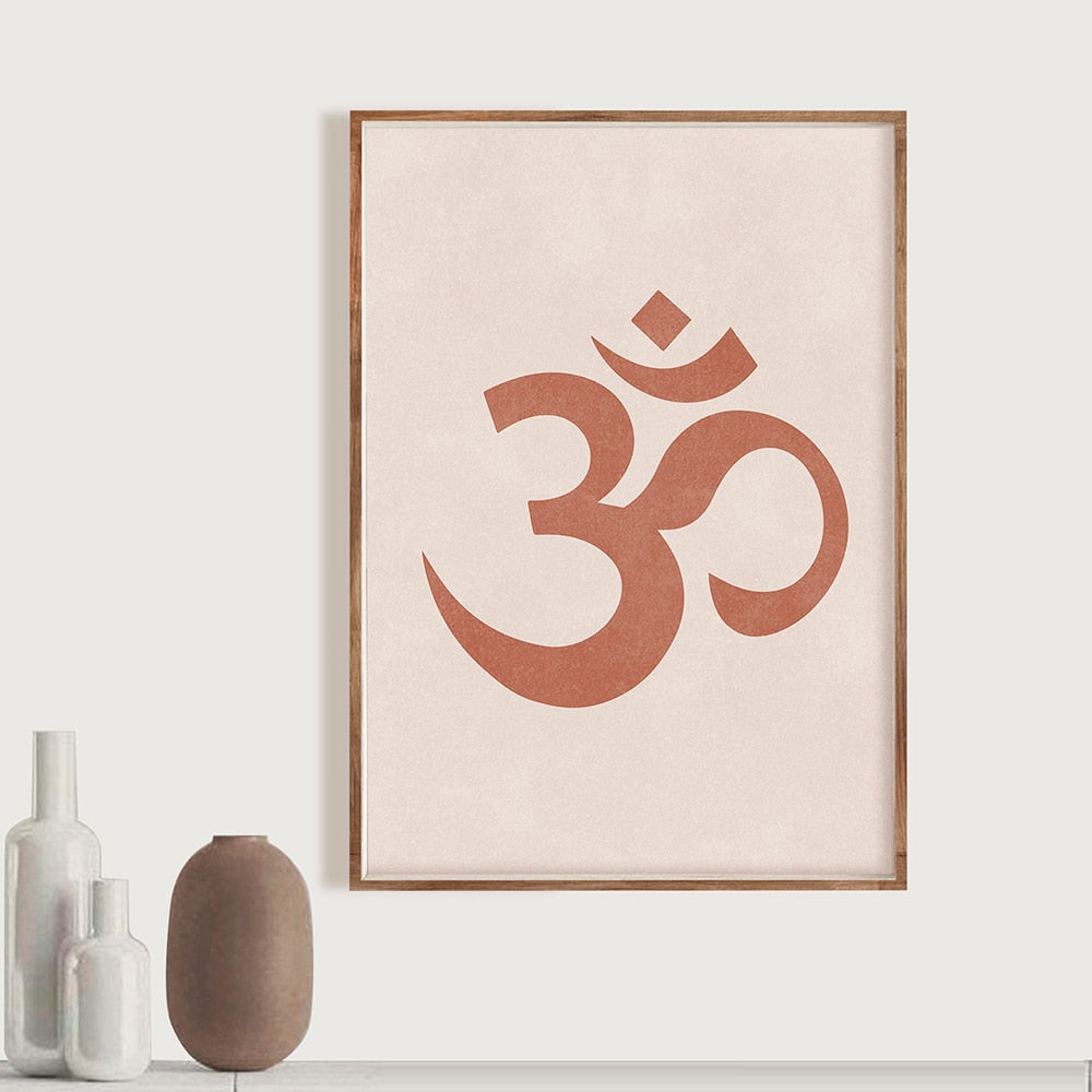Yoga Meditation Canvas Buddha Print freeshipping - Mandala Bloom