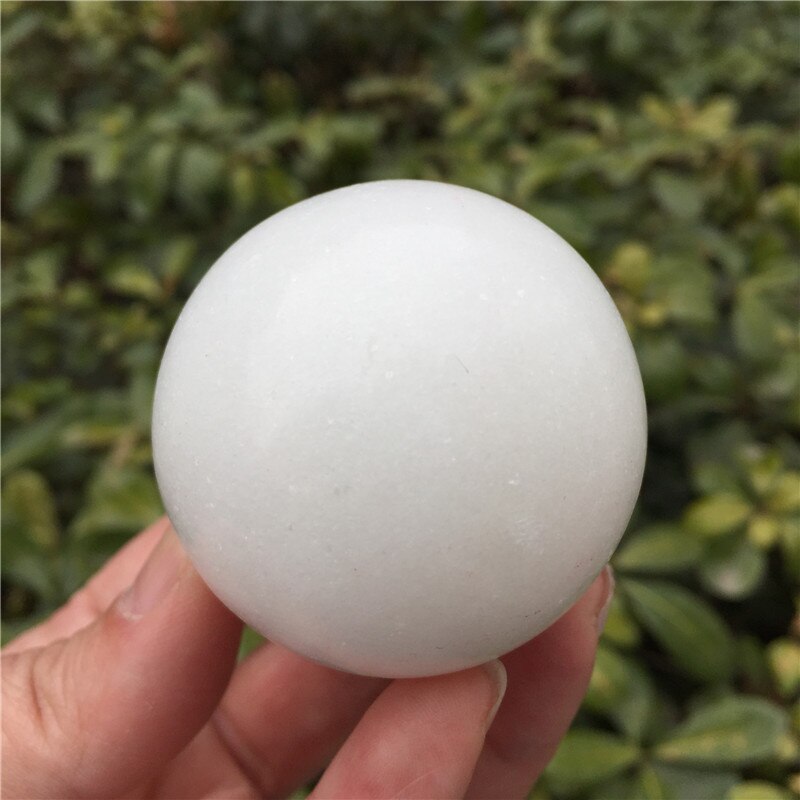 Natural White Jade Crystal Ball Stone Gemstone Great for Meditation Home Decoration Chakra Reiki Stone freeshipping - Mandala Bloom