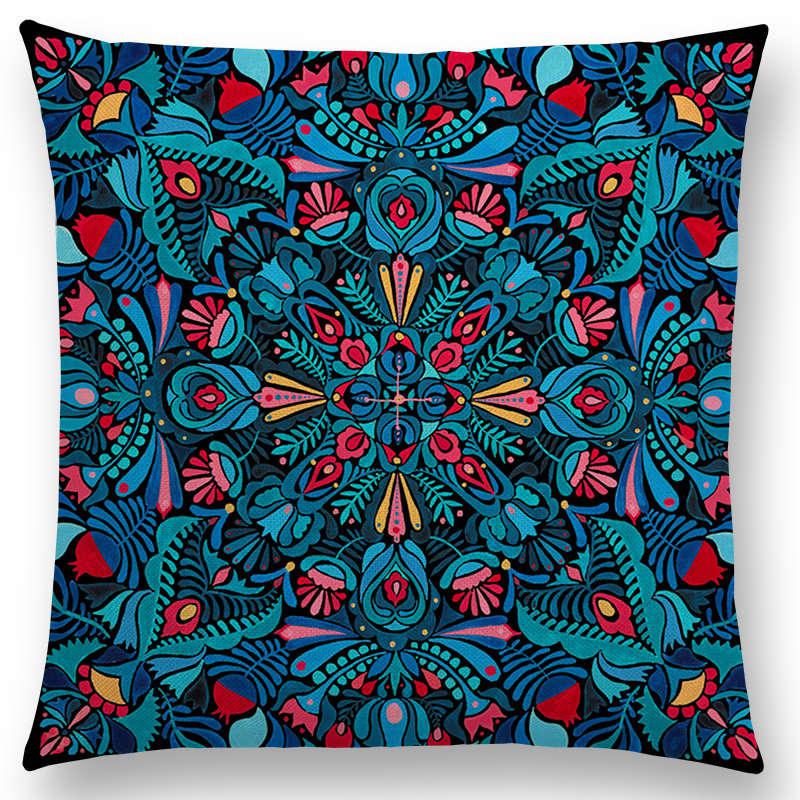 Boho & Mandala Throw Cushions freeshipping - Mandala Bloom