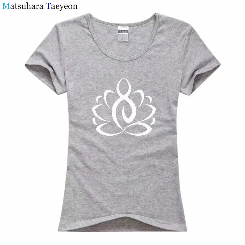 Lotus Print T-shirt freeshipping - Mandala Bloom