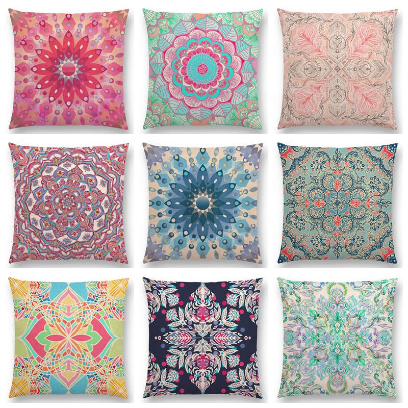 Mandala Throw Cushions freeshipping - Mandala Bloom