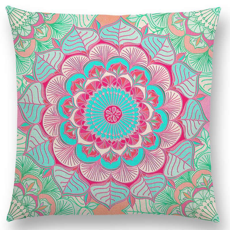 Mandala Throw Cushions freeshipping - Mandala Bloom