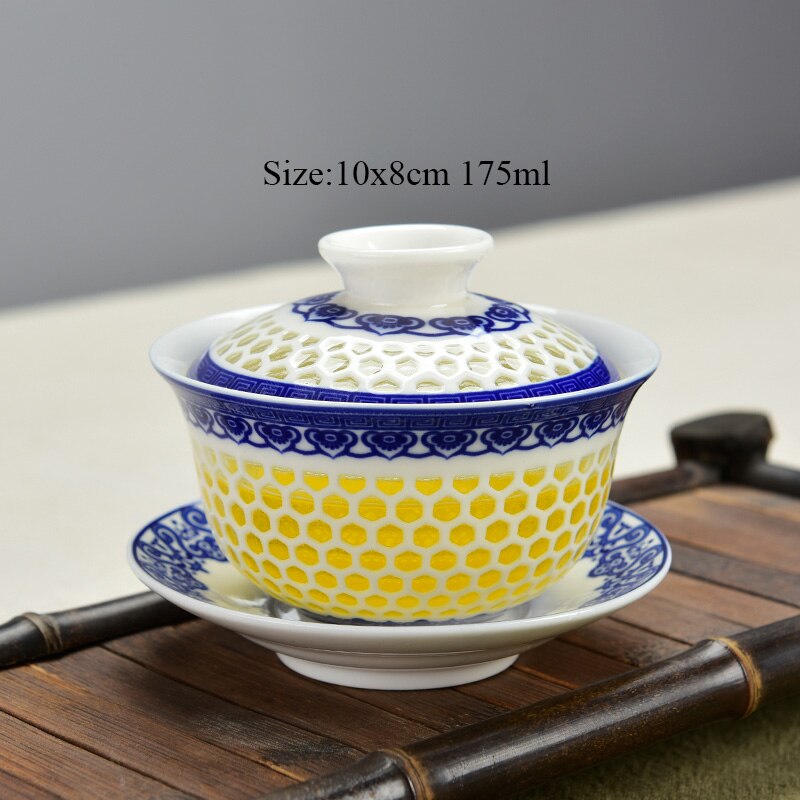 Blue and white exquisite ceramic teapot & tea cup porcelain traditional Chinese tea set freeshipping - Mandala Bloom