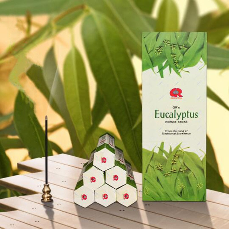 India Incense Eucalyptus Aroma Incense Stick Yoga Relax Meditation Aromatic Incense freeshipping - Mandala Bloom