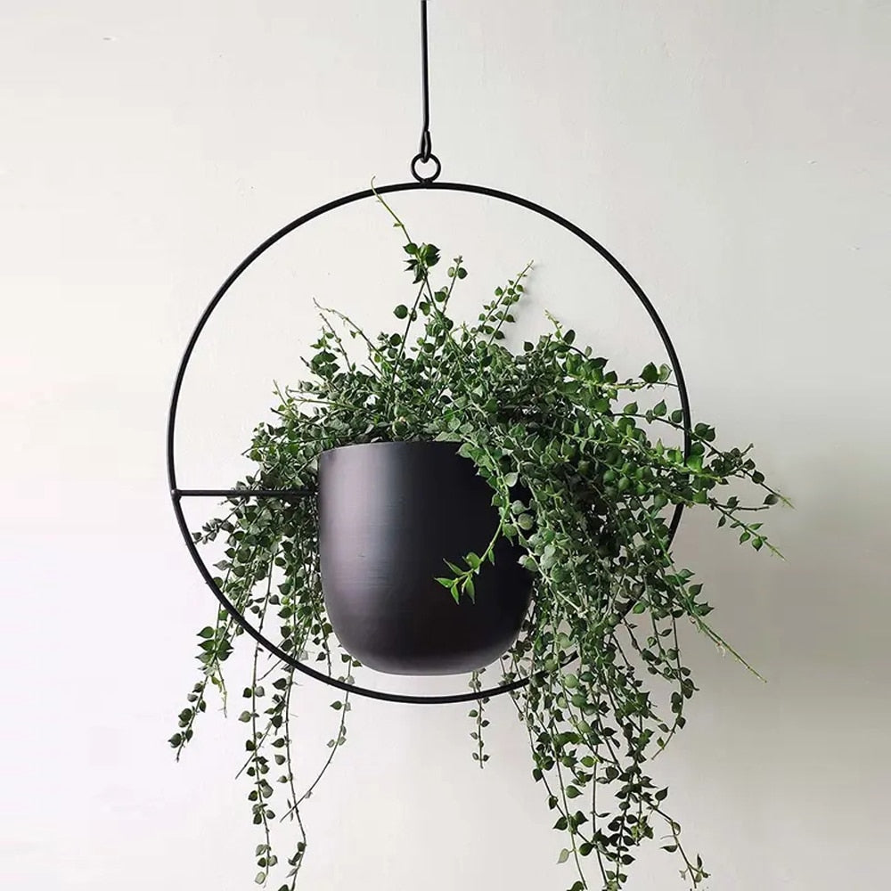 Metal Hanging Flower Pot Plant Hanger Chain Hanging Planter Basket freeshipping - Mandala Bloom