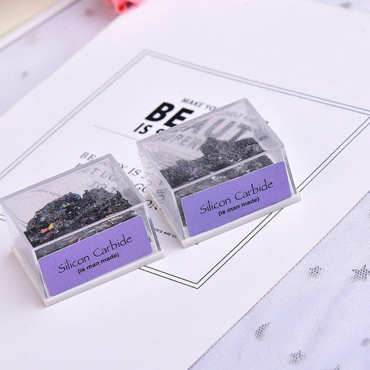 Small Pieces Amethyst Cluster Quartz And Colorful Silicon Carbide Mineral Crystals Healing Reiki freeshipping - Mandala Bloom