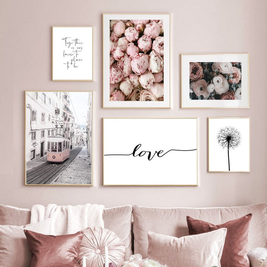 Dandelion Love Quote Prints freeshipping - Mandala Bloom