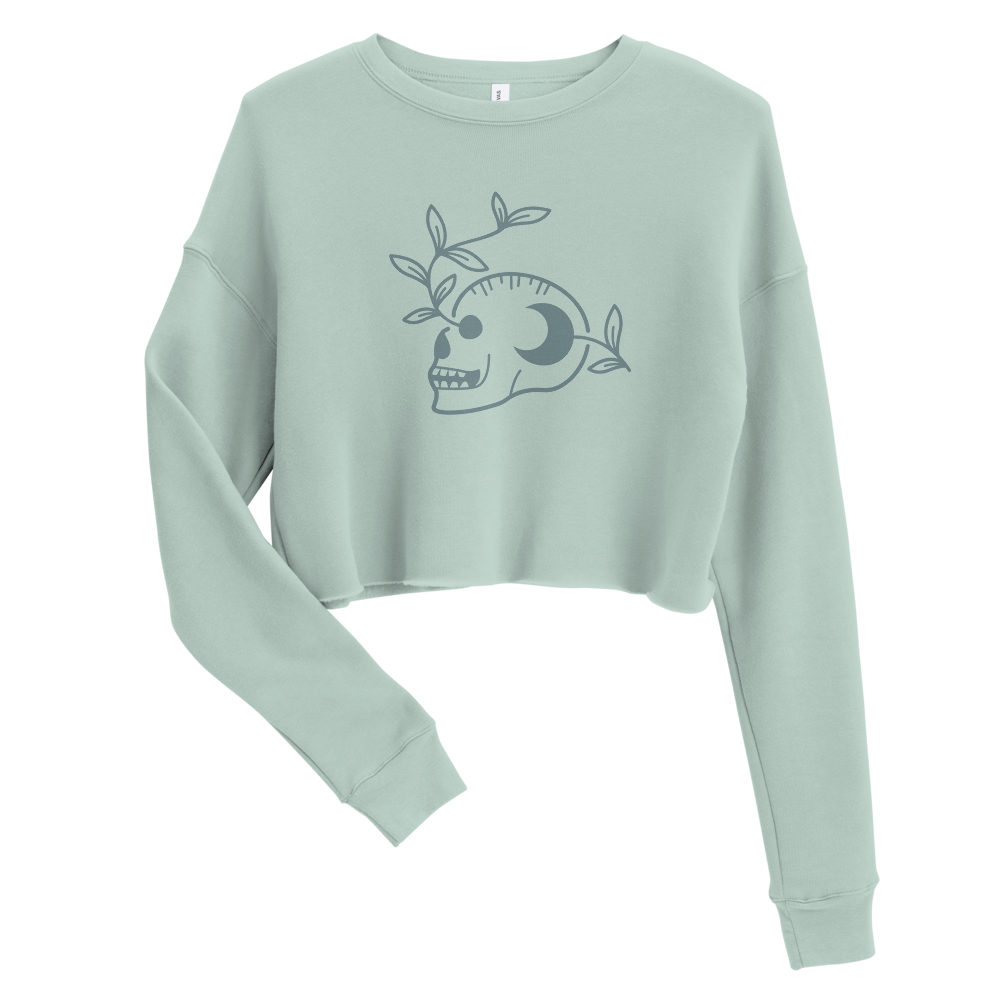 Skull Crop Sweatshirt