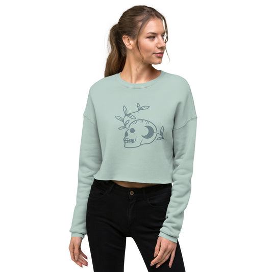 Skull Crop Sweatshirt