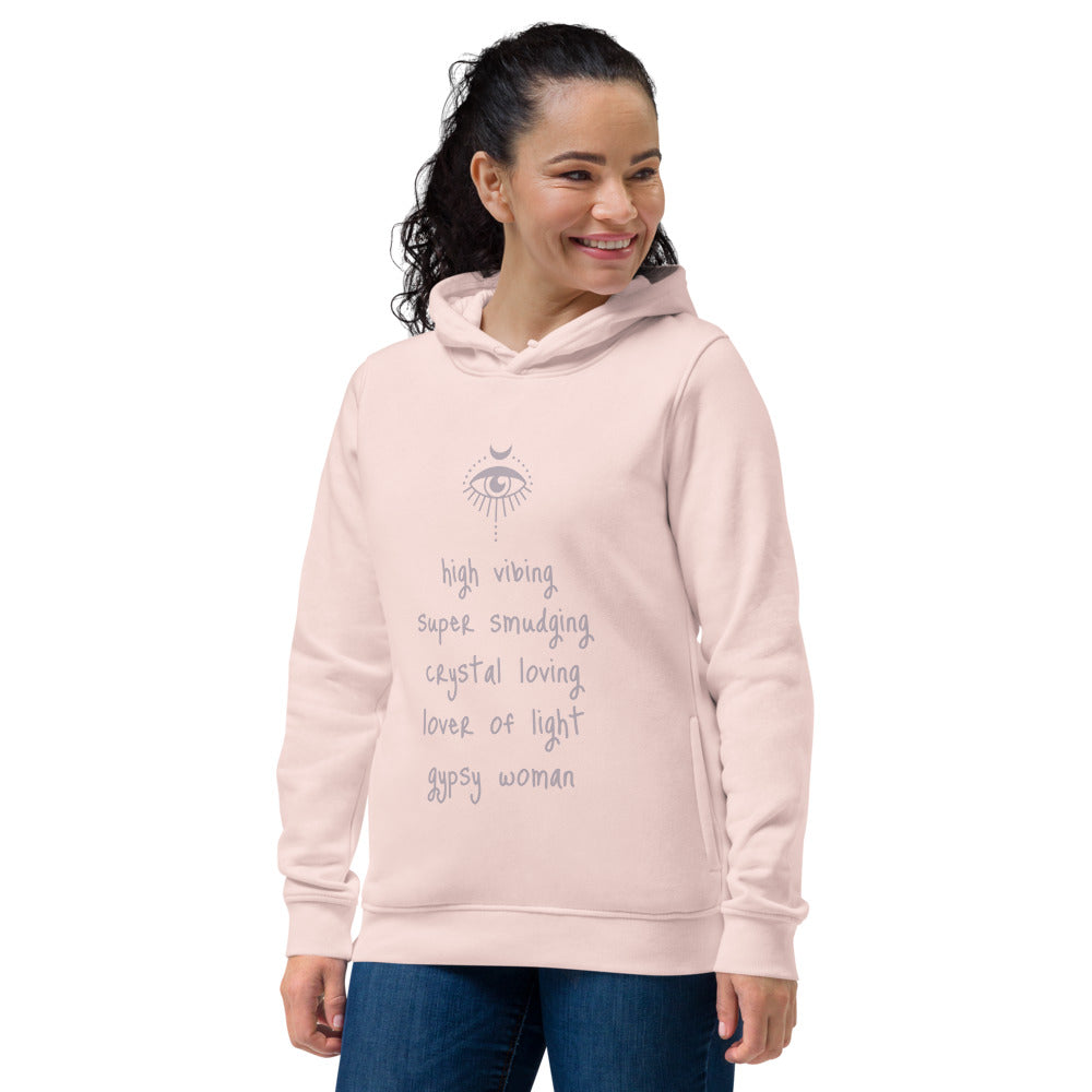 Lover of Light Women's eco fitted hoodie